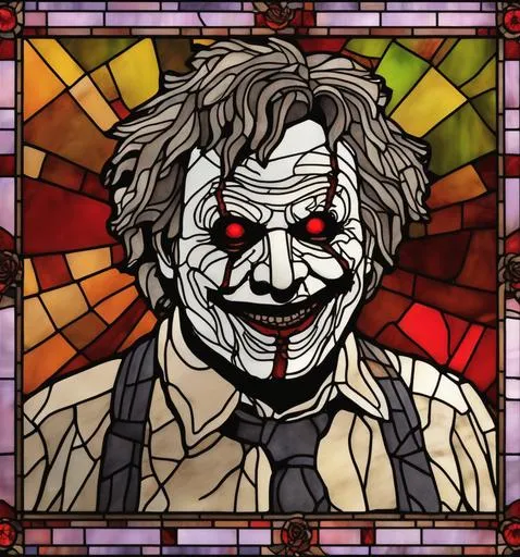 Đèn ngủ kính màu nhân vật kinh dị Halloween