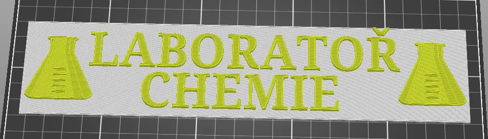 Biển chỉ dẫn phòng thí nghiệm hóa học cho trường học