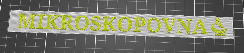 Biển chỉ dẫn phòng thí nghiệm kính hiển vi cho trường học