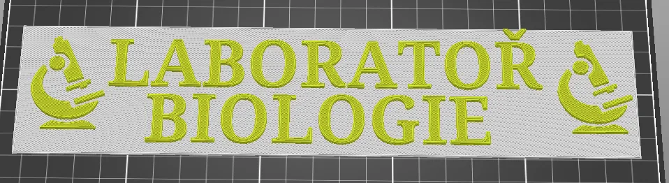 Biển chỉ dẫn phòng thí nghiệm sinh học cho trường học