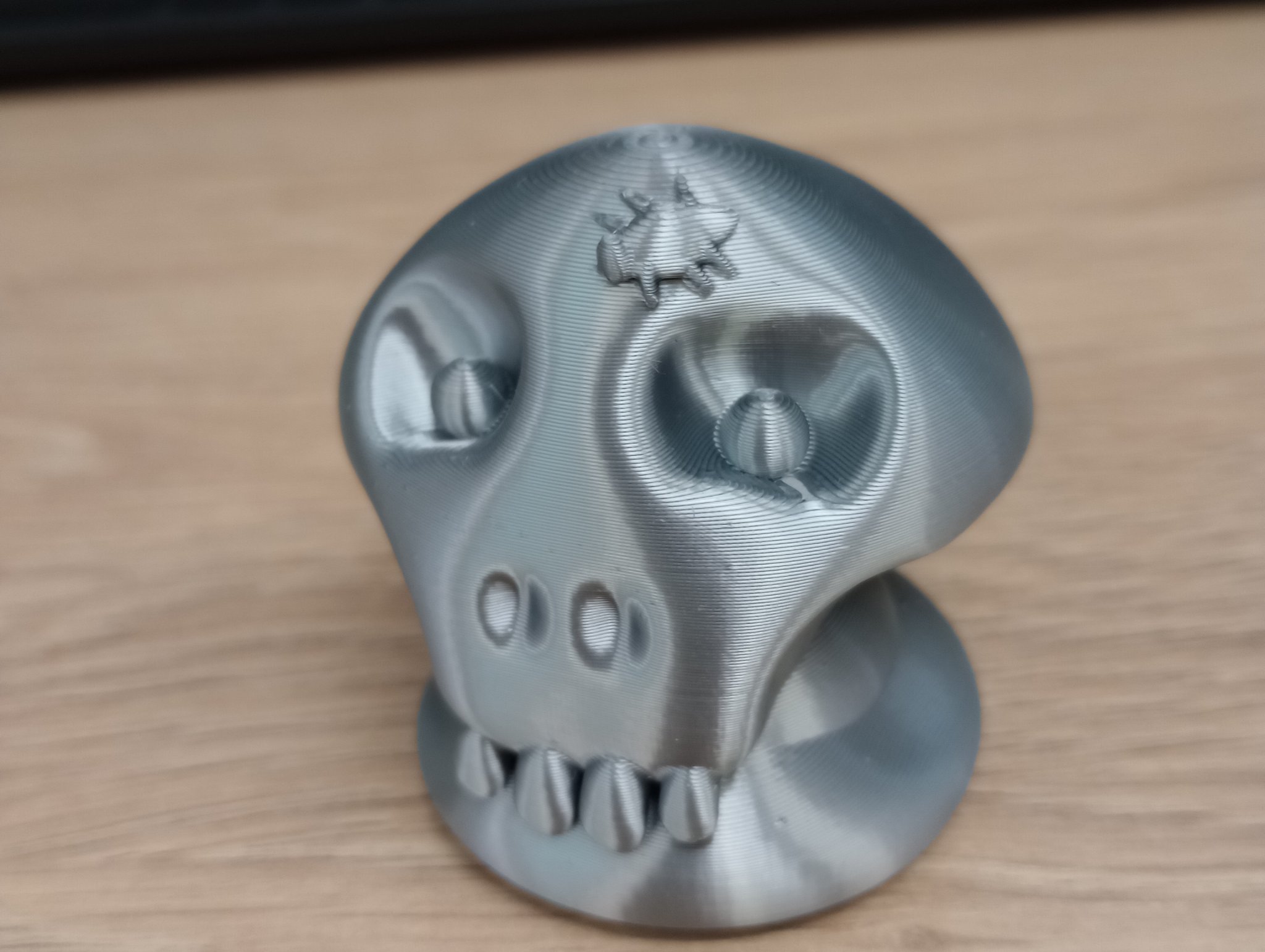 Trang trí đầu lâu hoạt hình dễ thương cho Halloween