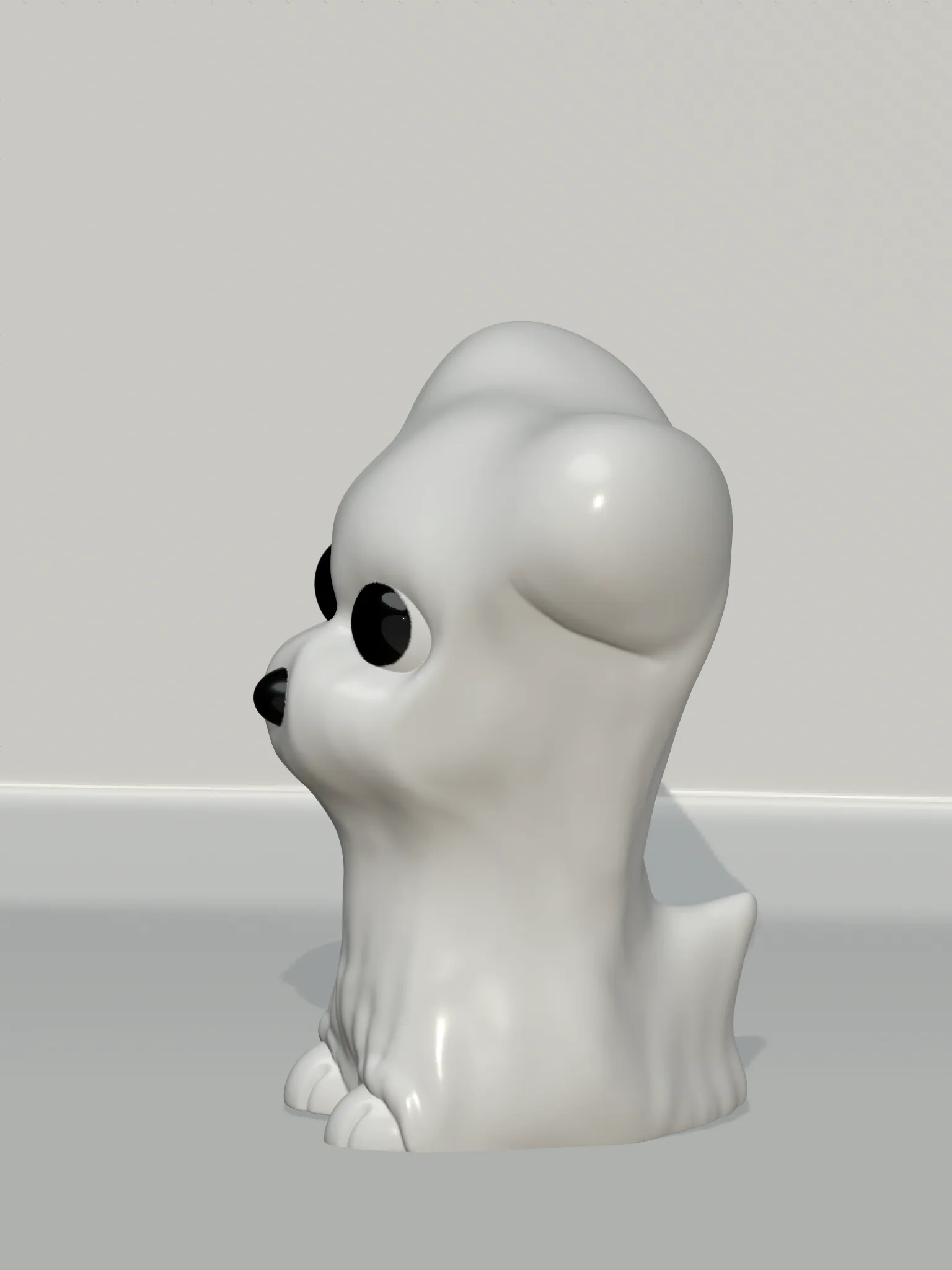 Chó ma đáng sợ trong áo choàng huyền bí