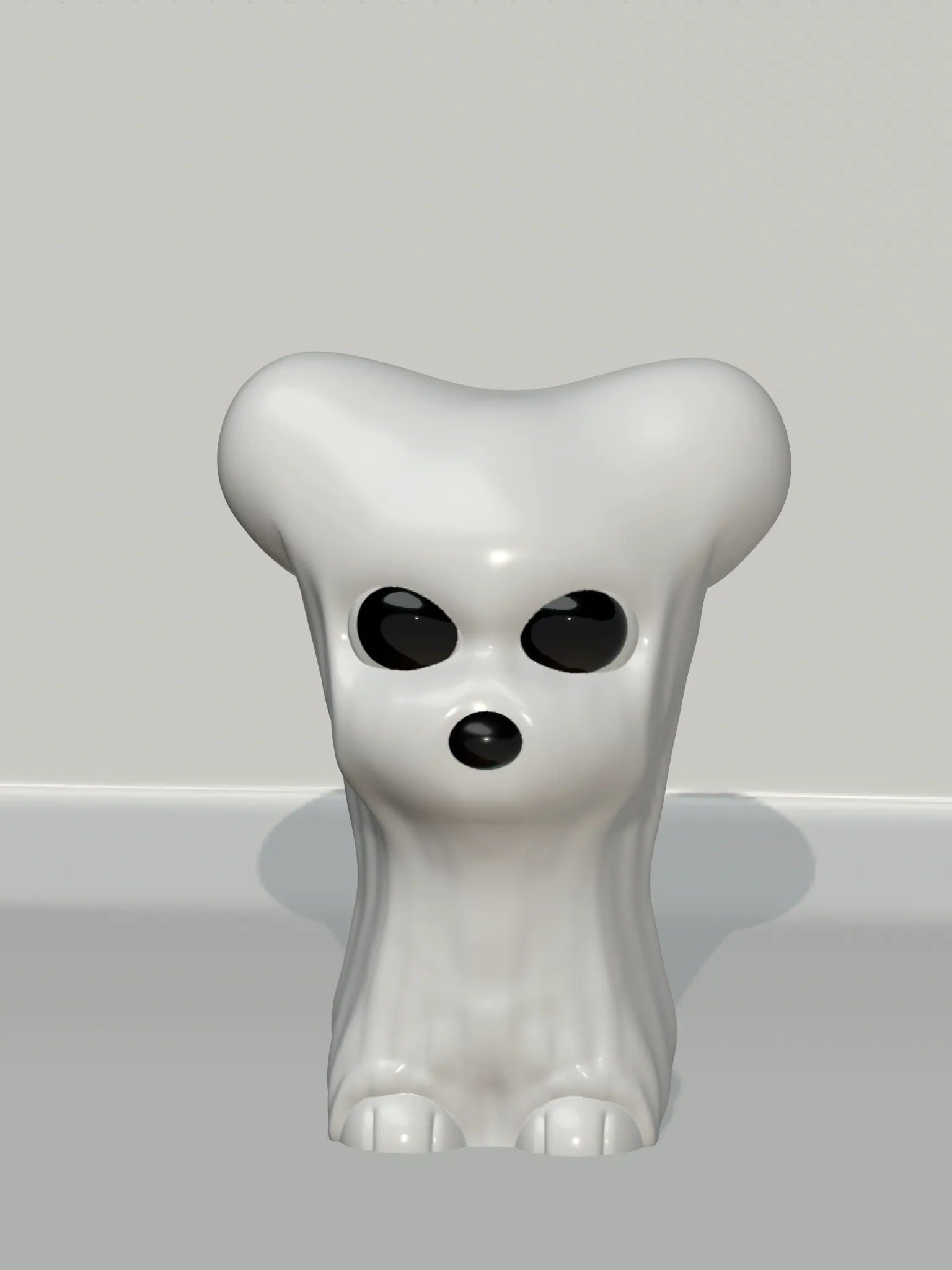 Chó ma đáng sợ trong áo choàng huyền bí