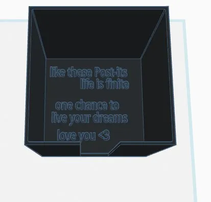 Giá đỡ ghi chú Post-it cho bạn gái