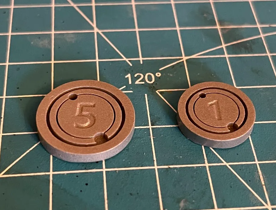 Tiền xu Solari trong trò chơi Dune Imperium