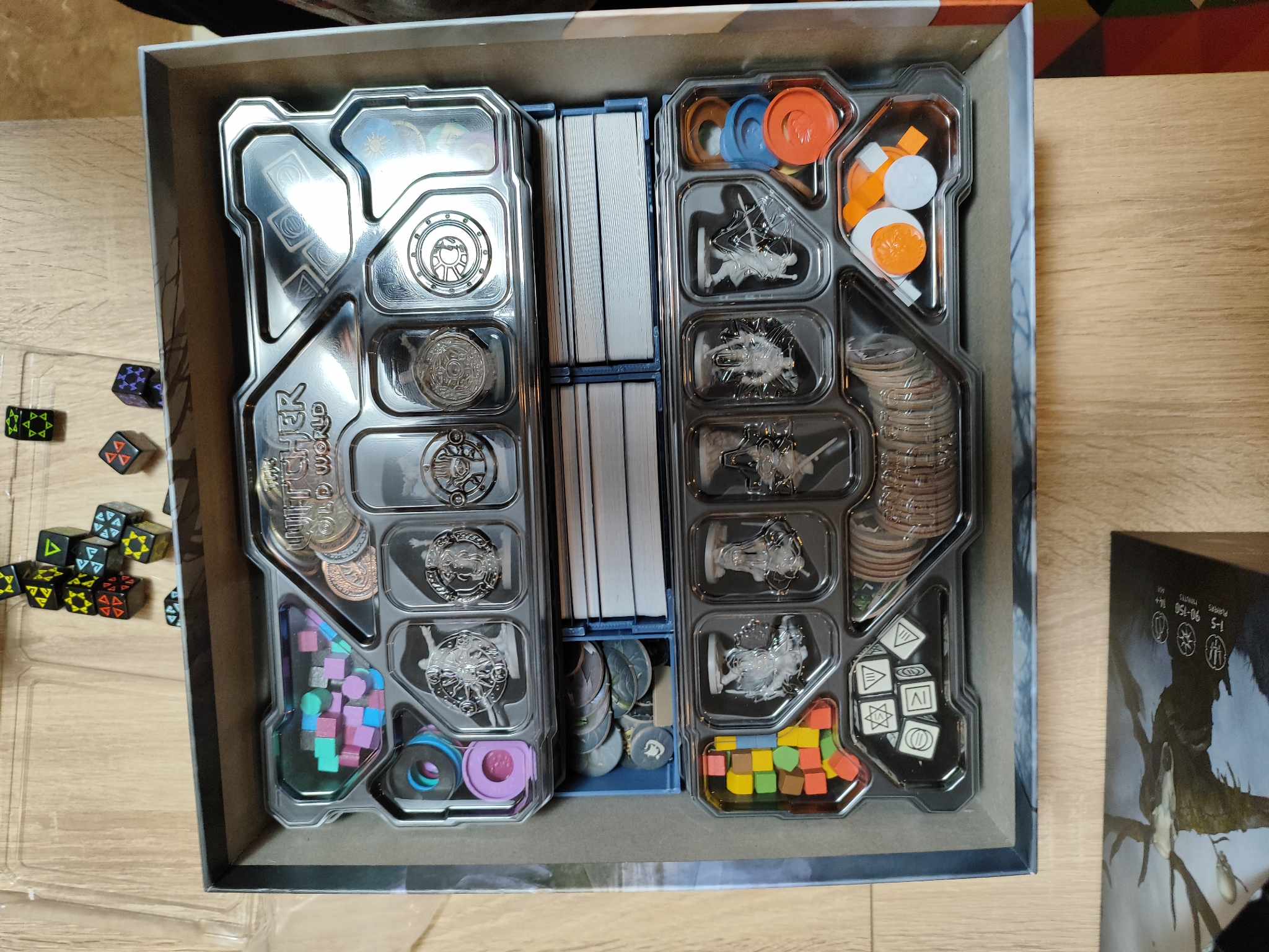 Bộ tổ chức hộp Deluxe The Witcher Old World + tất cả các mở rộng