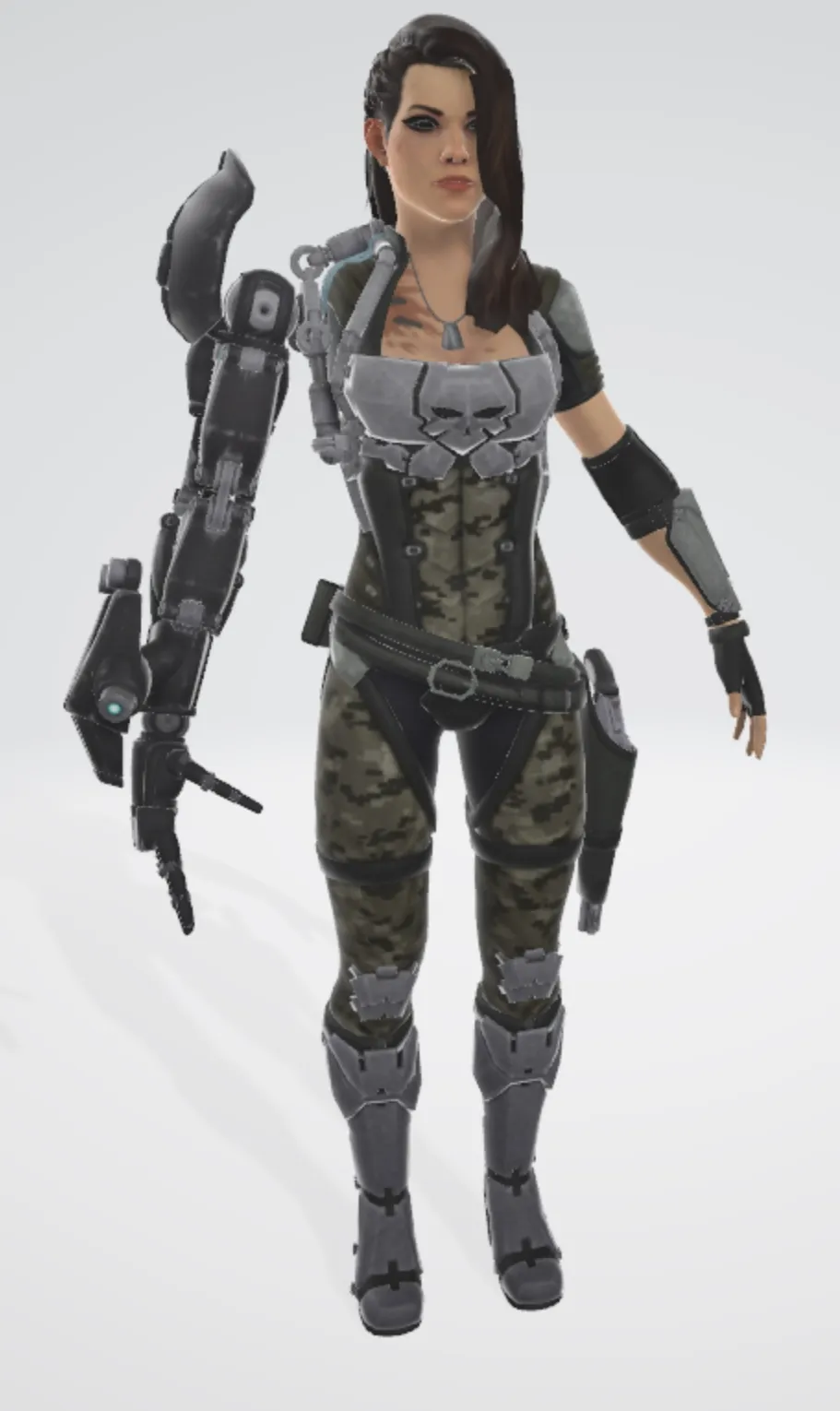 Nhân vật Shelly - Người phụ nữ sinh học từ Bionic Commando