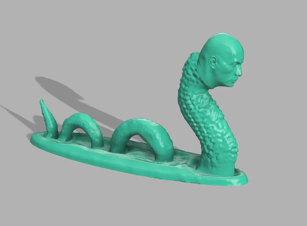 Quái vật Hồ Loch Ness kết hợp với The Rock