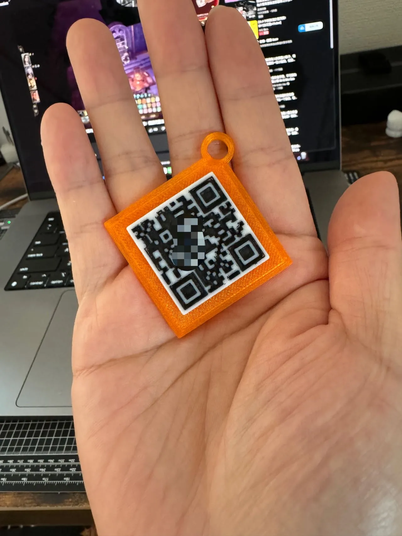 Đế chìa khóa QR-code để in 3D