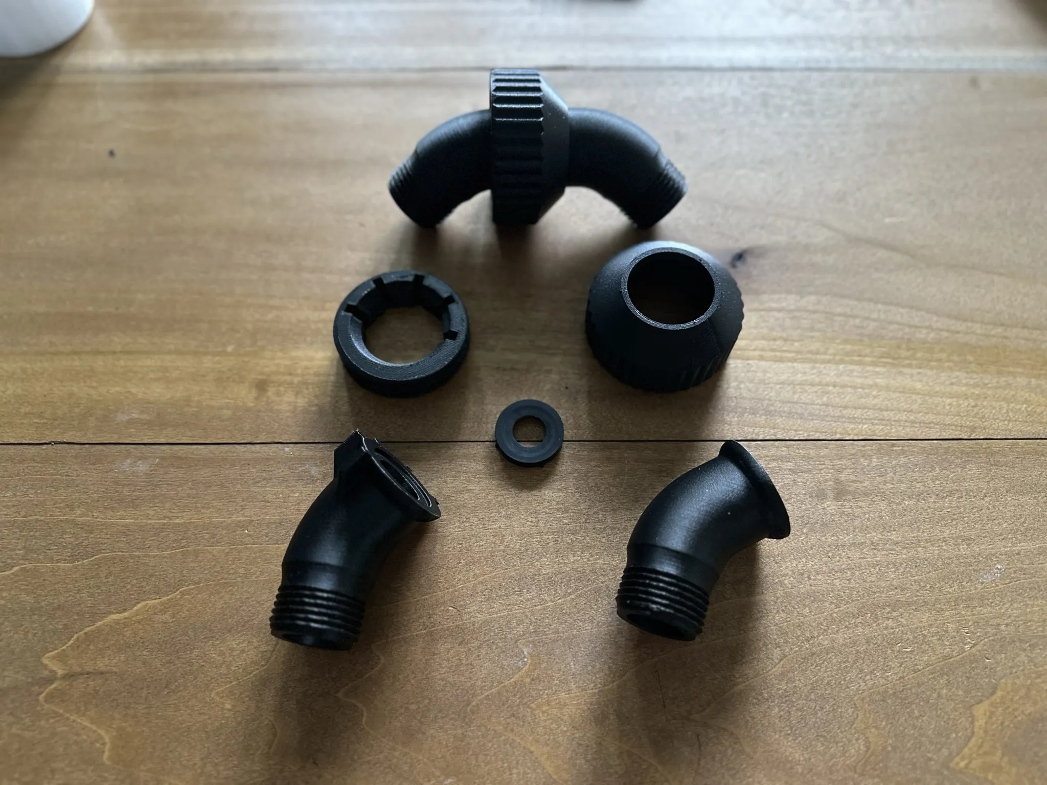 Kết nối ống nước góc điều chỉnh in 3D