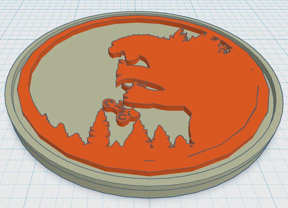 Đế lót ly Godzilla phong cách độc đáo