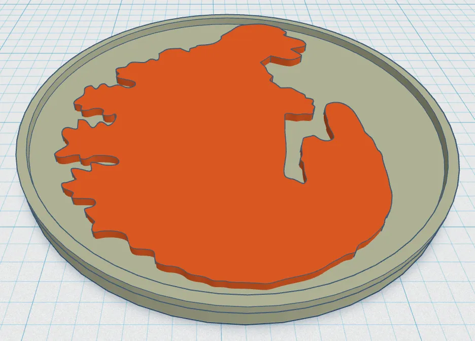 Đế lót ly Godzilla phong cách nghệ thuật độc đáo