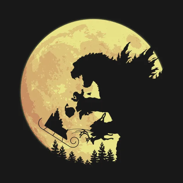 Đế lót ly Godzilla phong cách nghệ thuật hiện đại