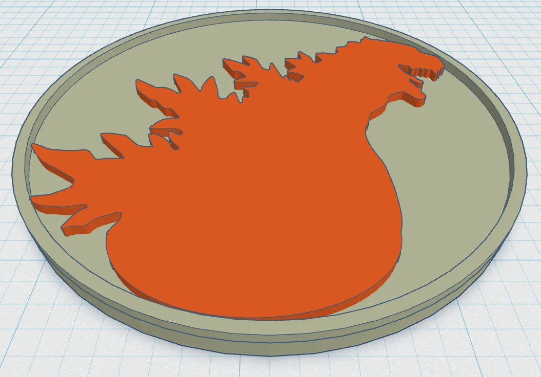 Đế lót Godzilla phong cách nghệ thuật độc đáo