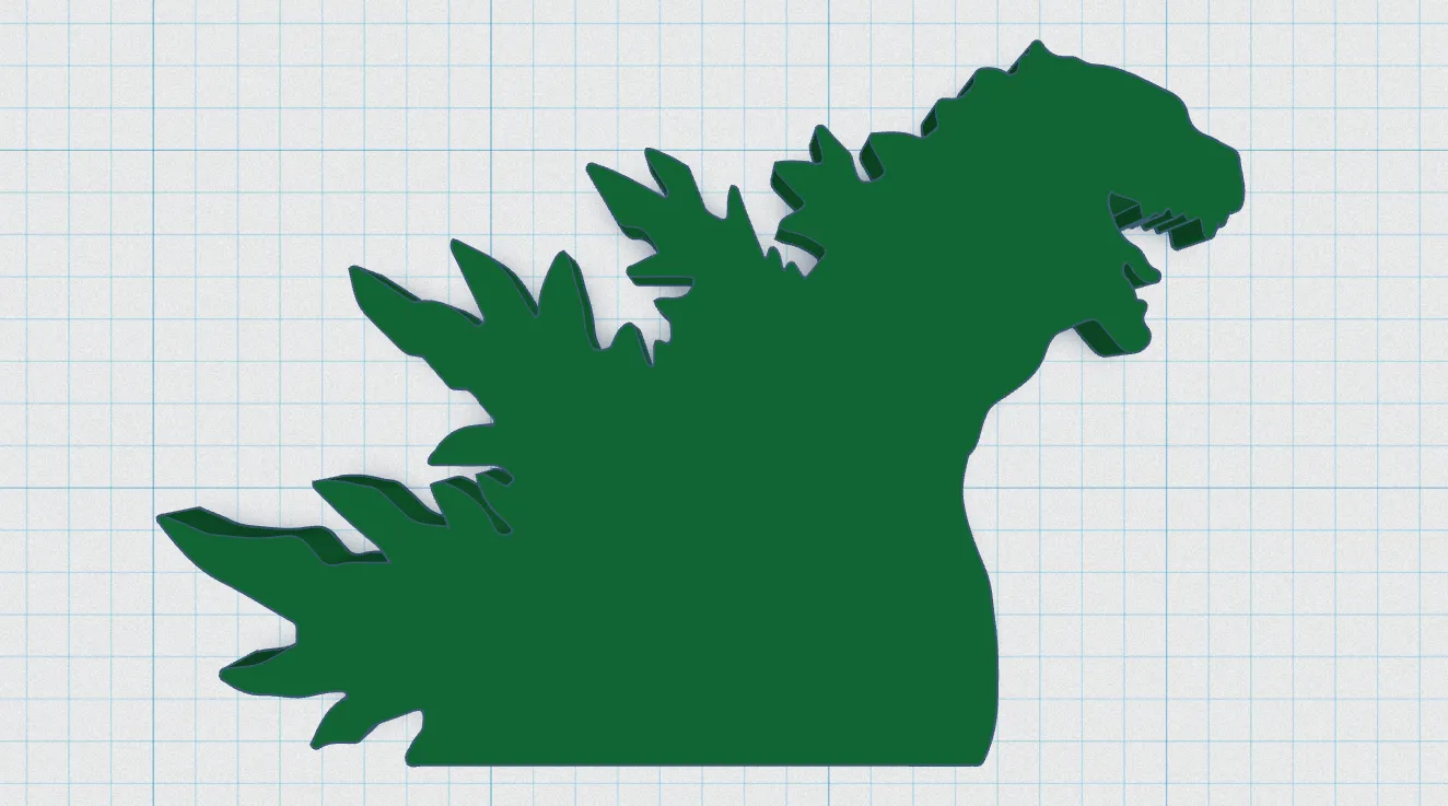 Đế lót Godzilla phong cách nghệ thuật độc đáo