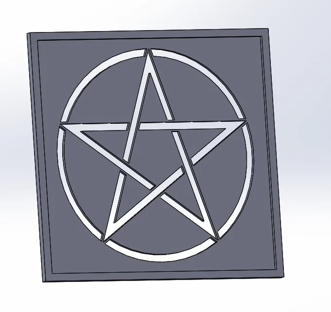 Khuôn sơn hình ngôi sao năm cánh cho nghệ thuật trang trí