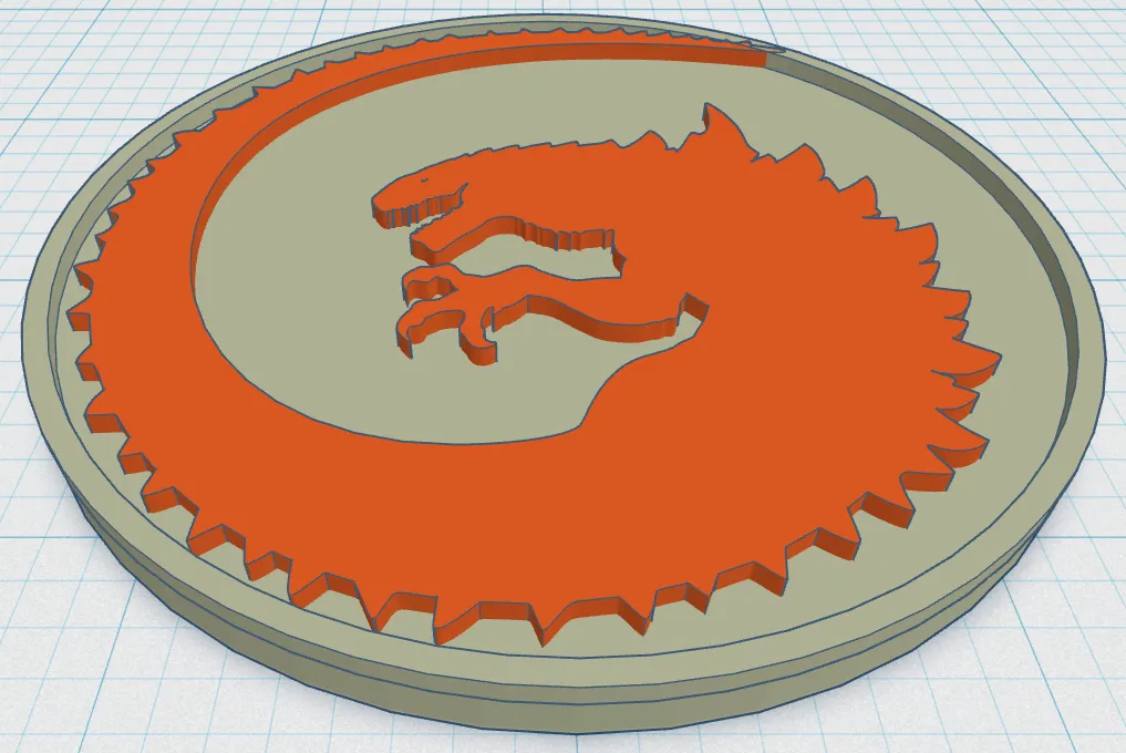 Đế lót ly Godzilla phong cách nghệ thuật độc đáo