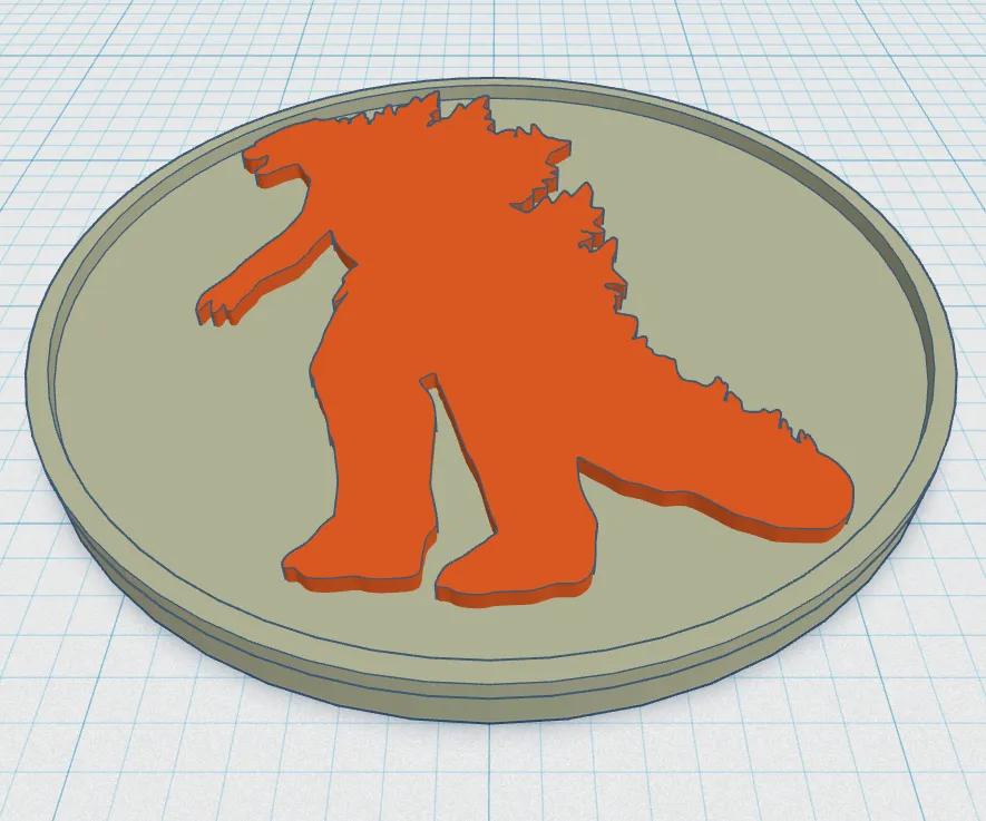 Đế lót Godzilla phong cách nghệ thuật độc đáo