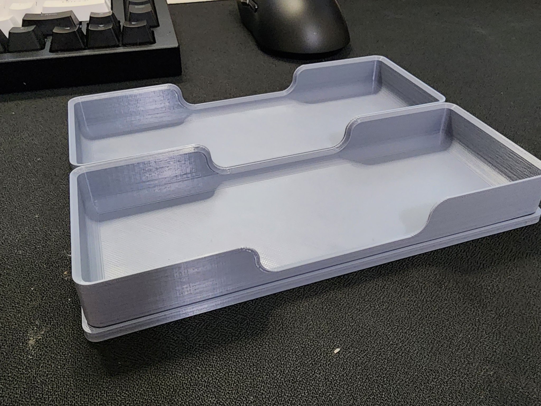 Giá đỡ đôi cho khay đựng chìa khóa, bút và bút chì