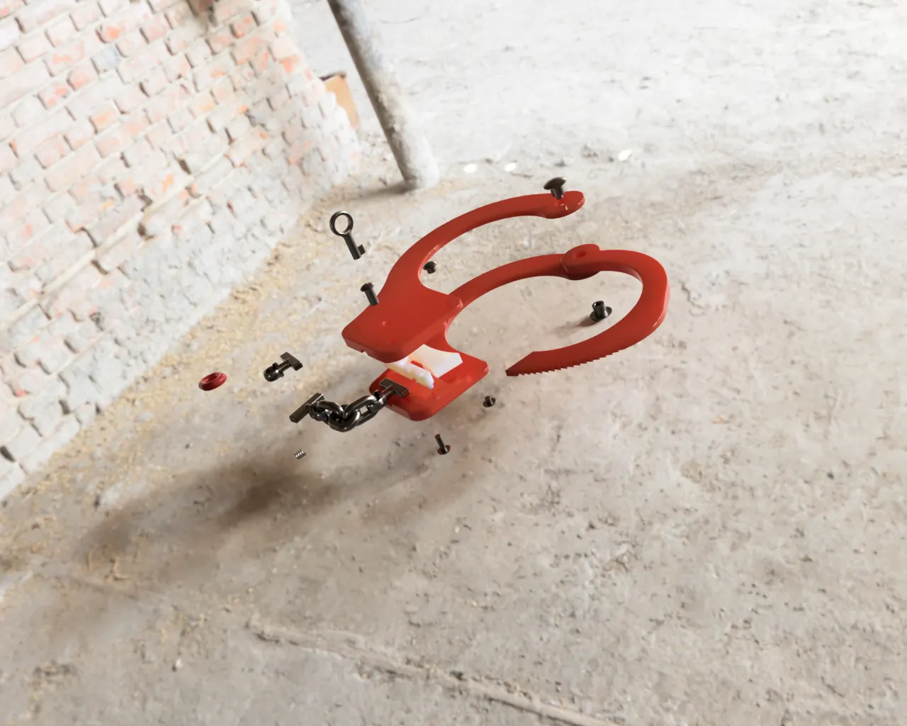 Còng tay in 3D an toàn cho diễn viên trong phim