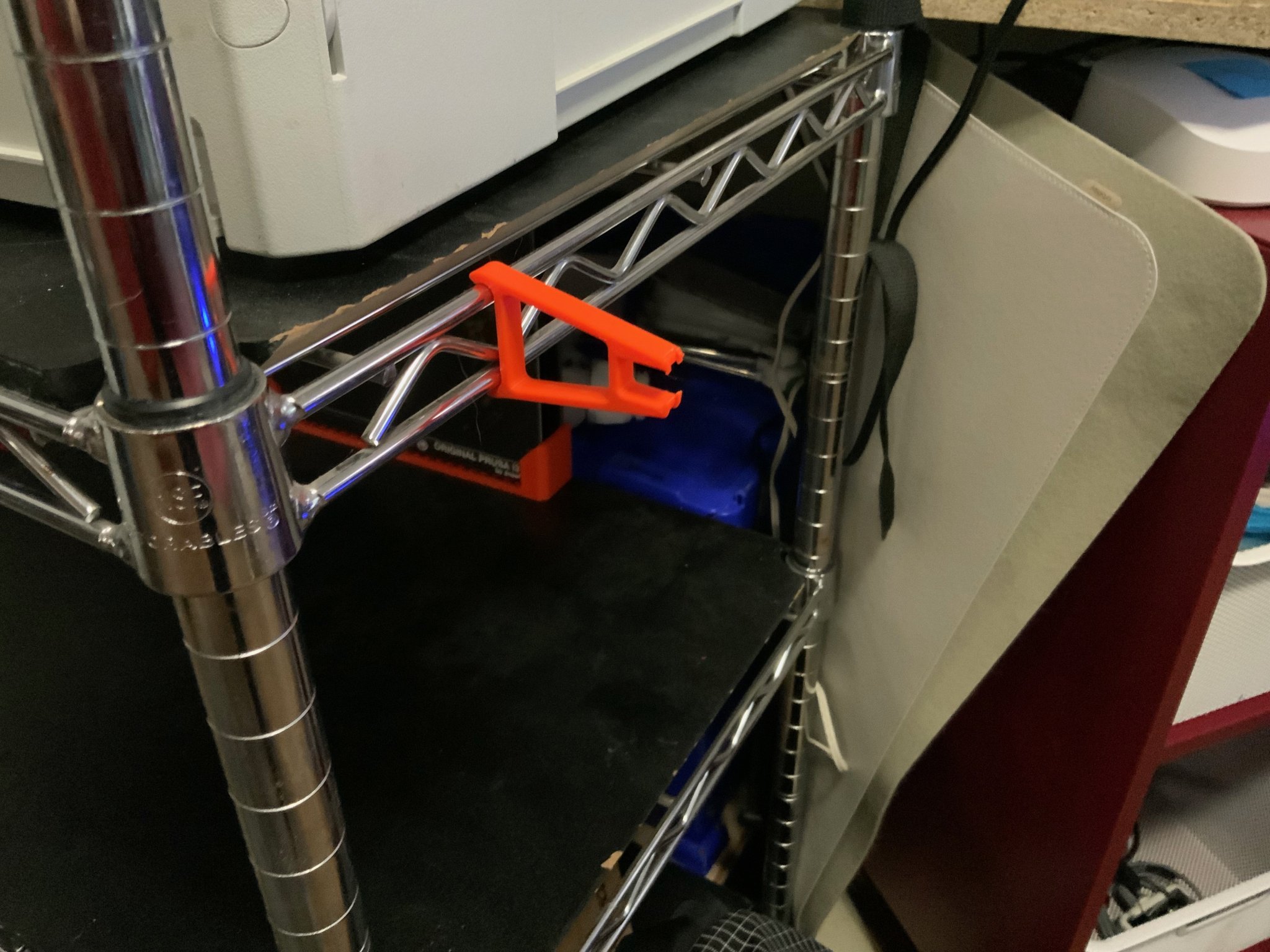 Giá đỡ ống Bowden cho kệ IKEA Skadis hoặc kệ dây