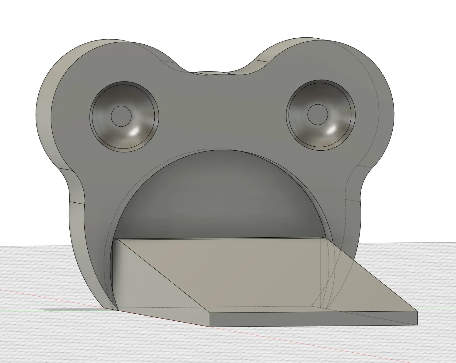 Giá đỡ cửa ếch hài hước với lưỡi to