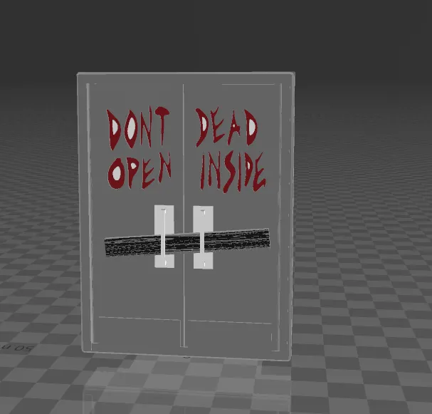 Bịt cửa Walking Dead độc đáo cho fan hâm mộ