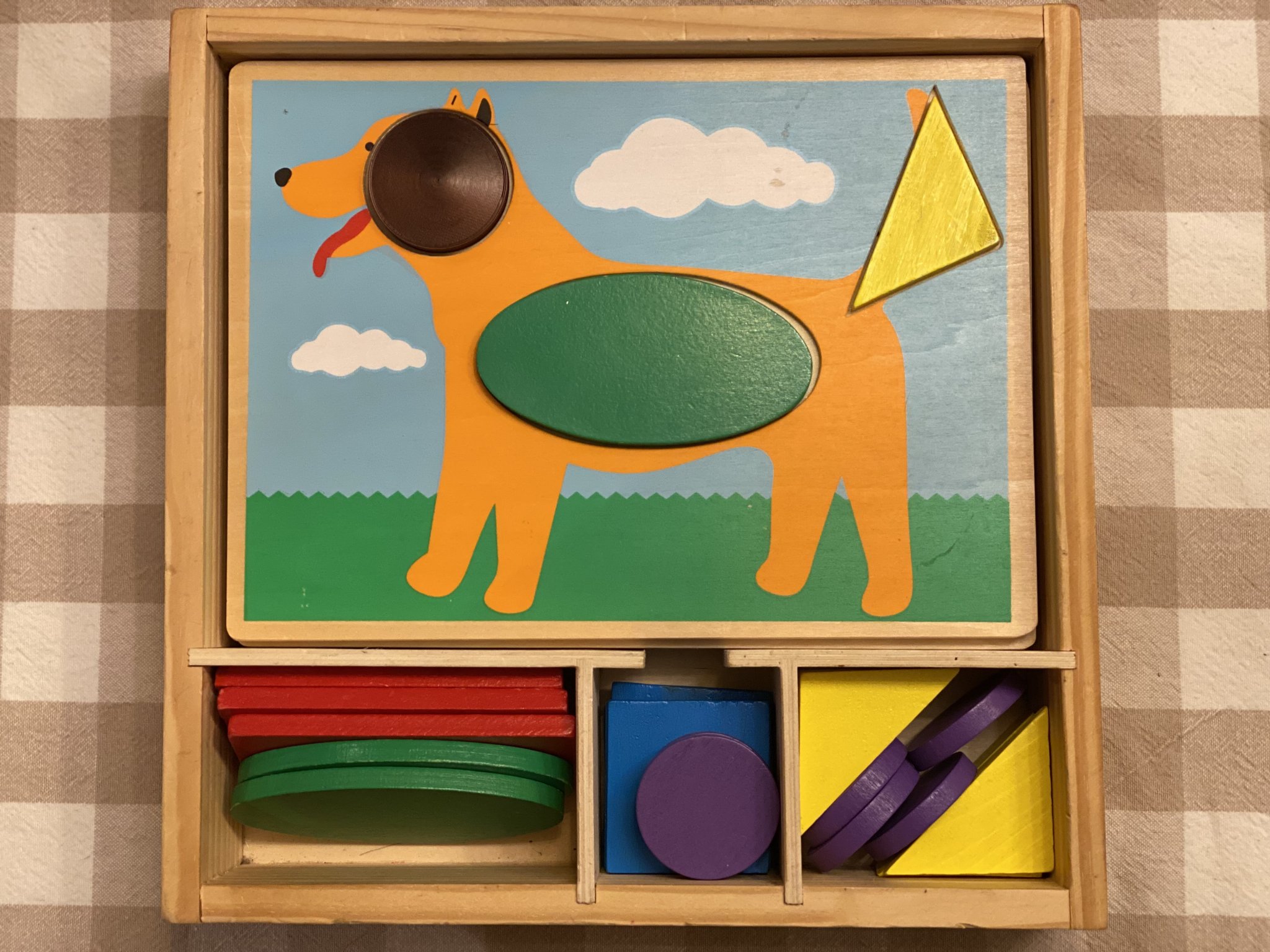 Đĩa thay thế cho bộ khối mẫu Melissa và Doug cho trẻ mới bắt...