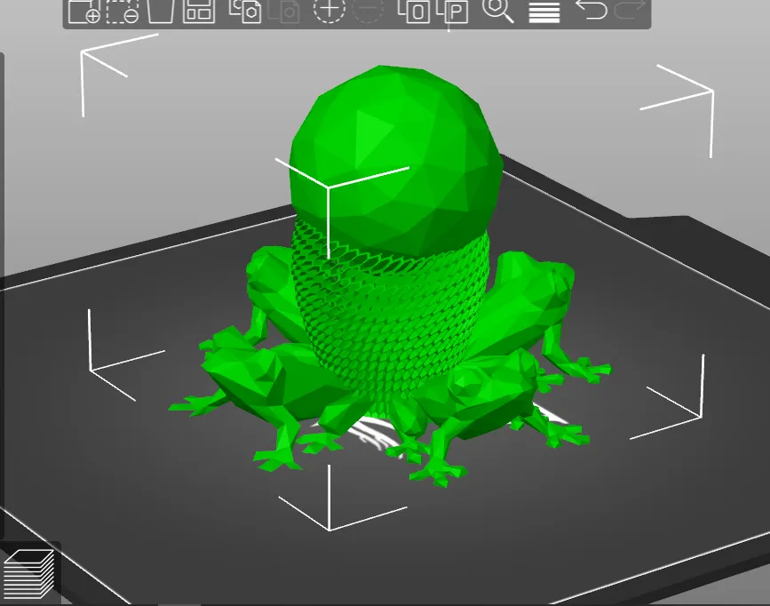 Cúp cây ếch độc đáo từ Prusa