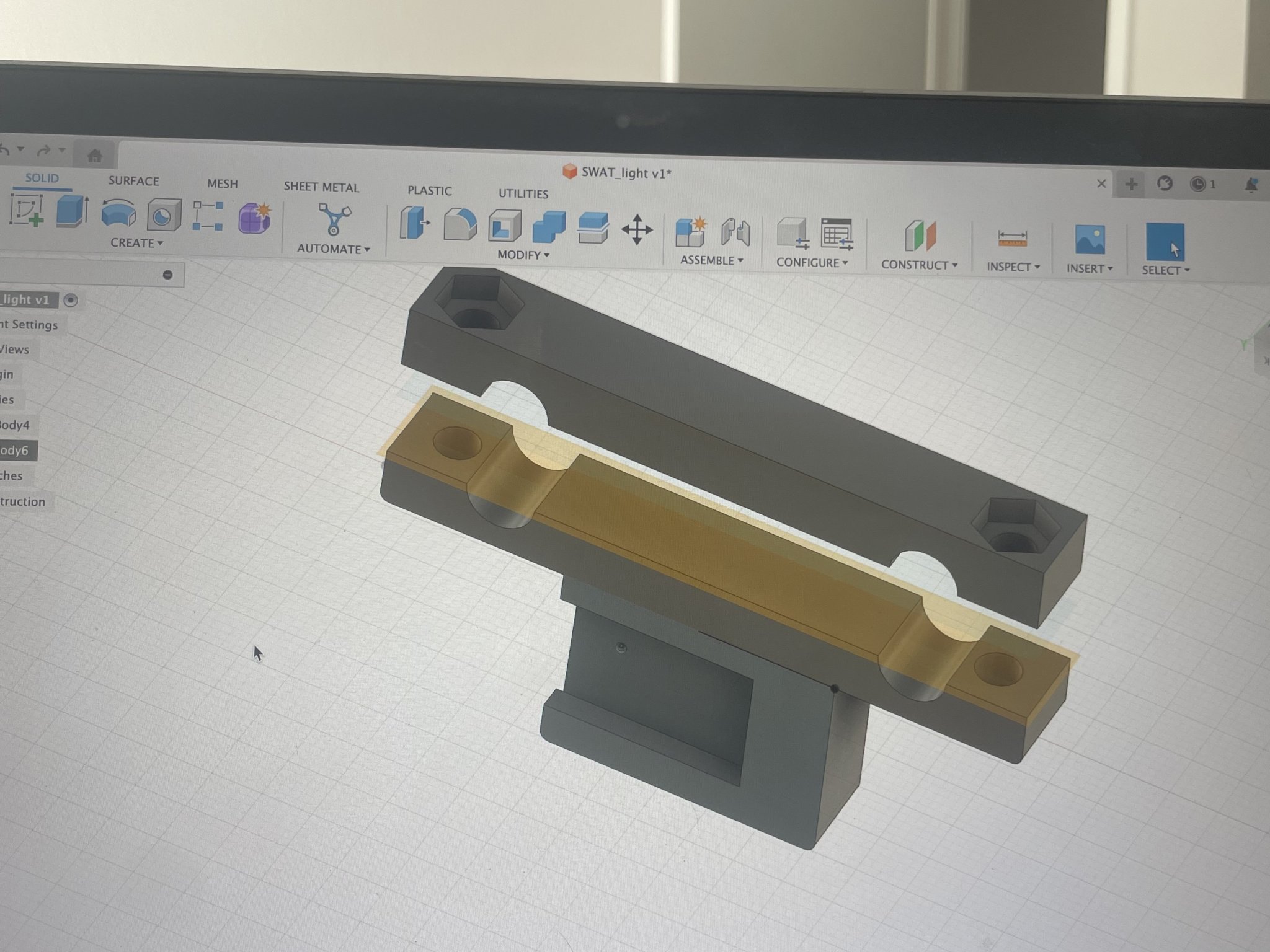 Giá đỡ đèn phanh cho yên xe đạp từ Amazon