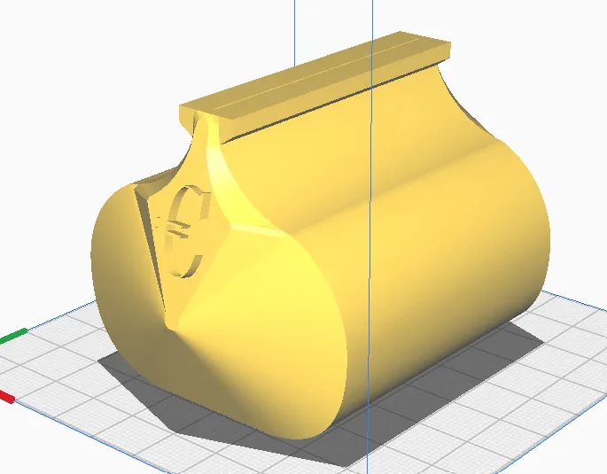 Ví đựng xu đơn giản với nắp đóng mở