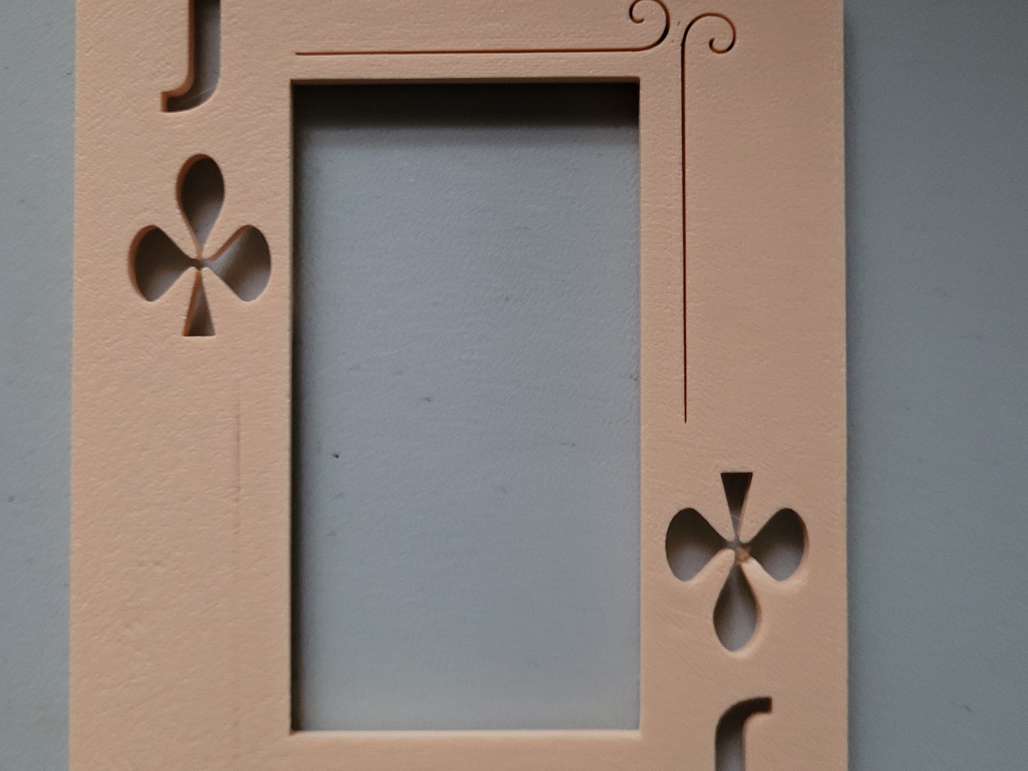 Khung ảnh đơn giản cho thẻ bài chơi