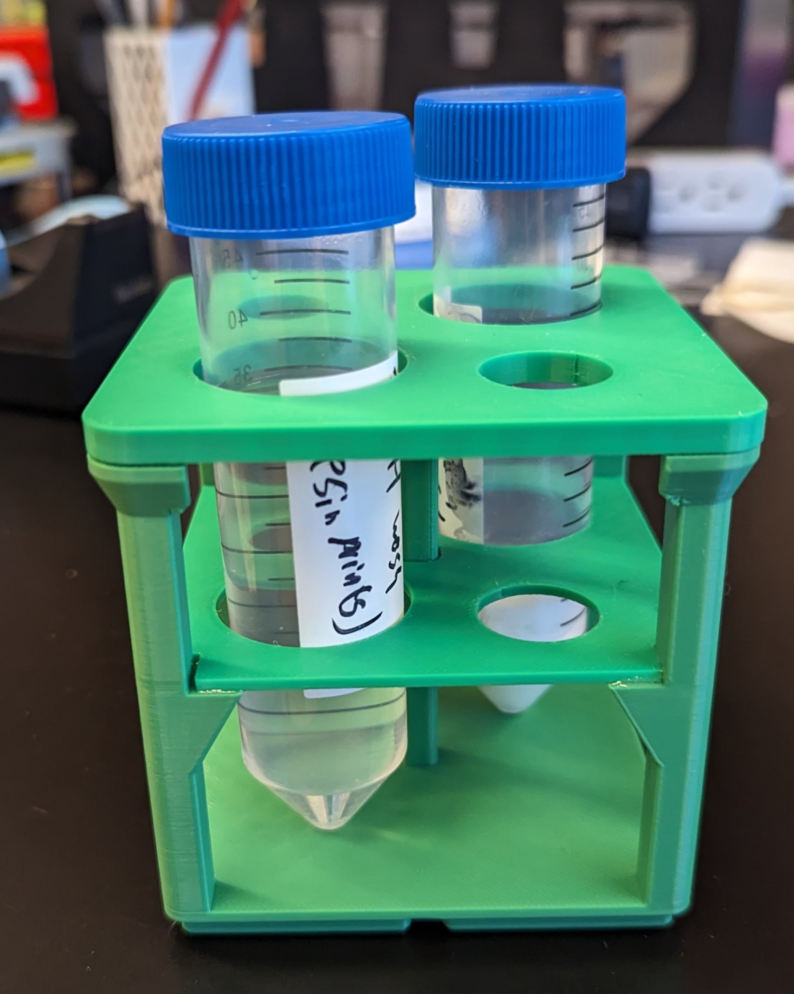 Giá đỡ ống nghiệm hình nón 15 mL và 50 mL cho Gridfinity