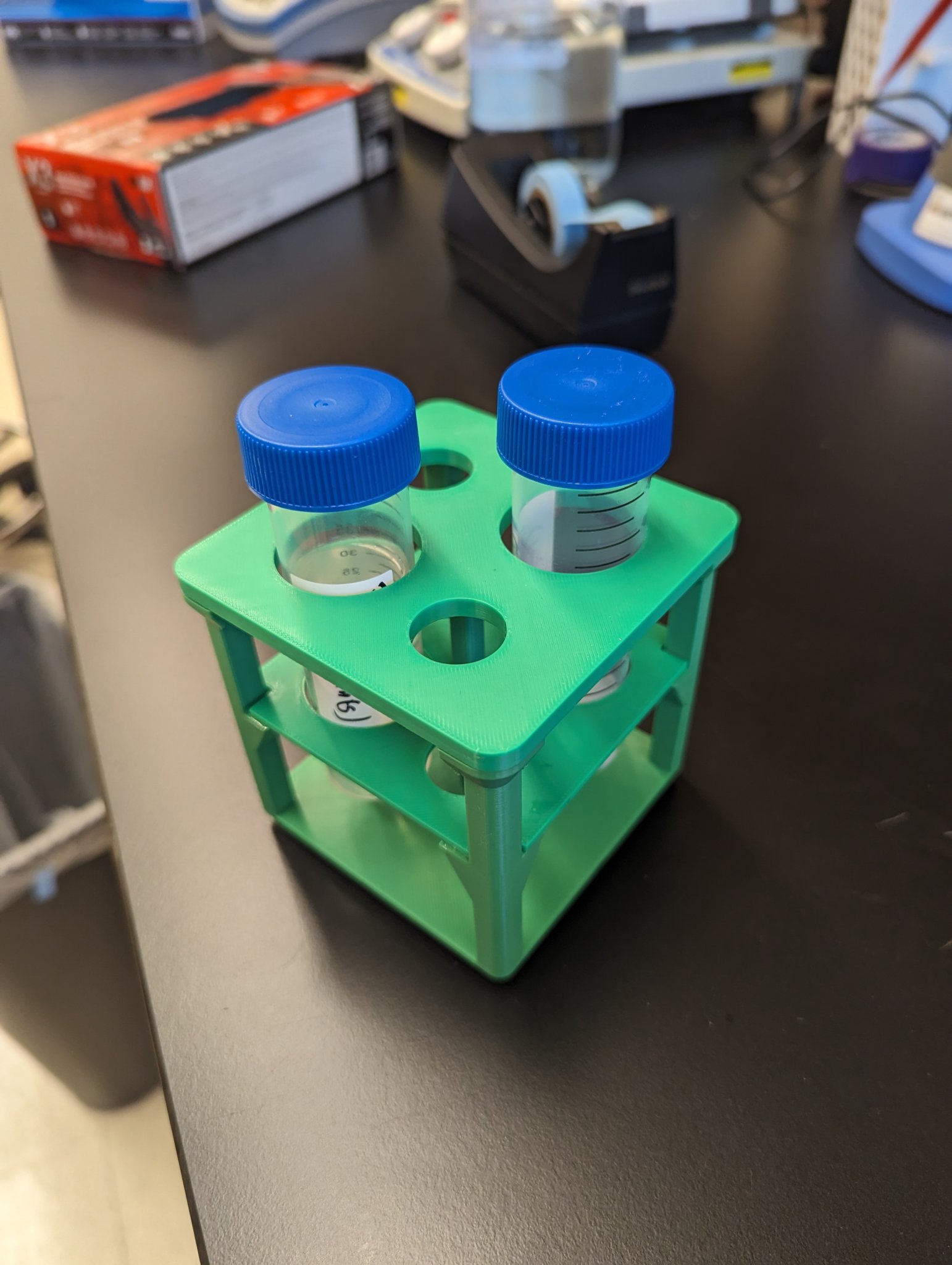 Giá đỡ ống nghiệm hình nón 15 mL và 50 mL cho Gridfinity