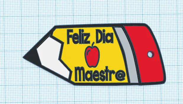 Móc khóa giáo viên với thiết kế thay đổi màu sắc giữa các ...