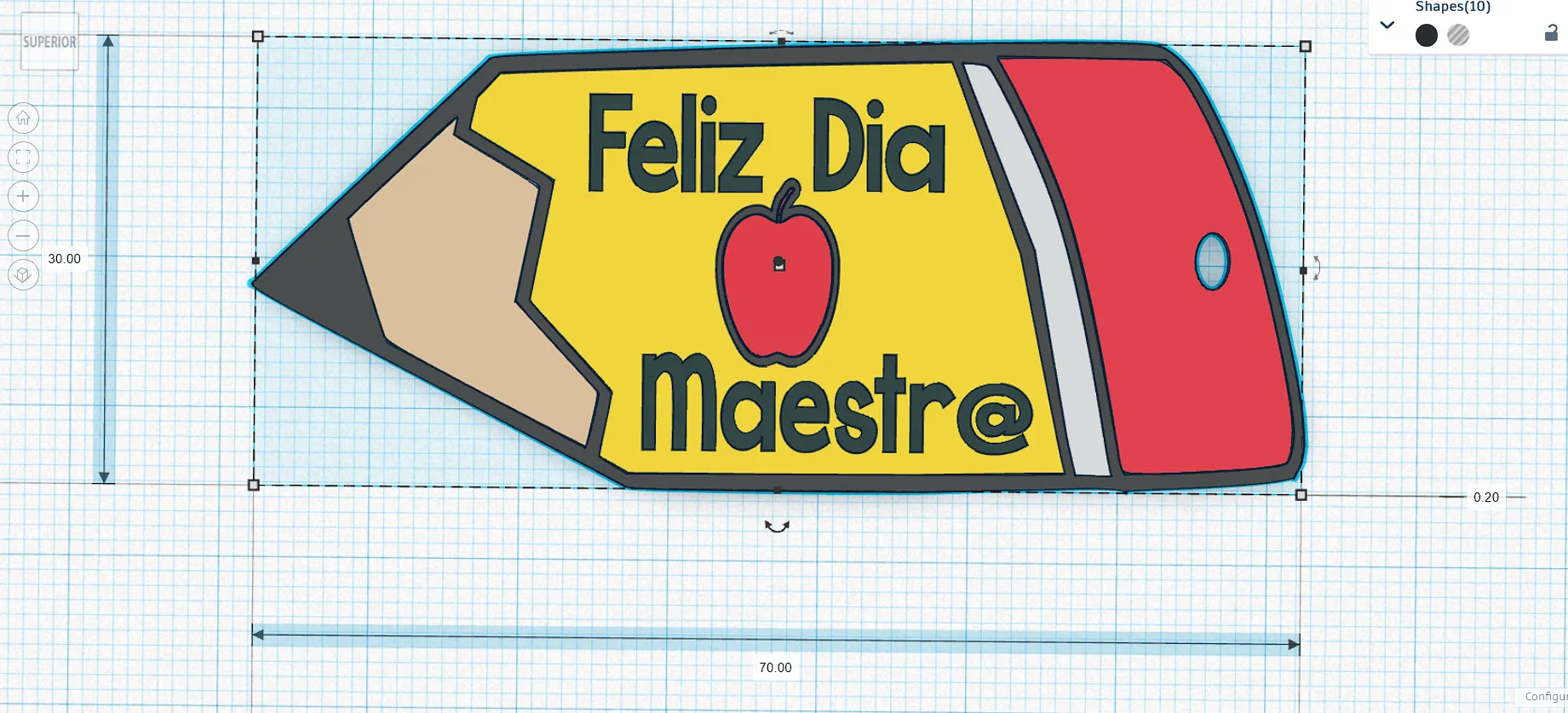 Móc khóa giáo viên với thiết kế thay đổi màu sắc giữa các ...