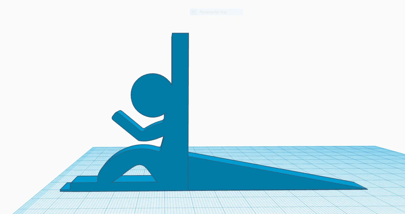 Đế chặn cửa hình người đọc sách độc đáo