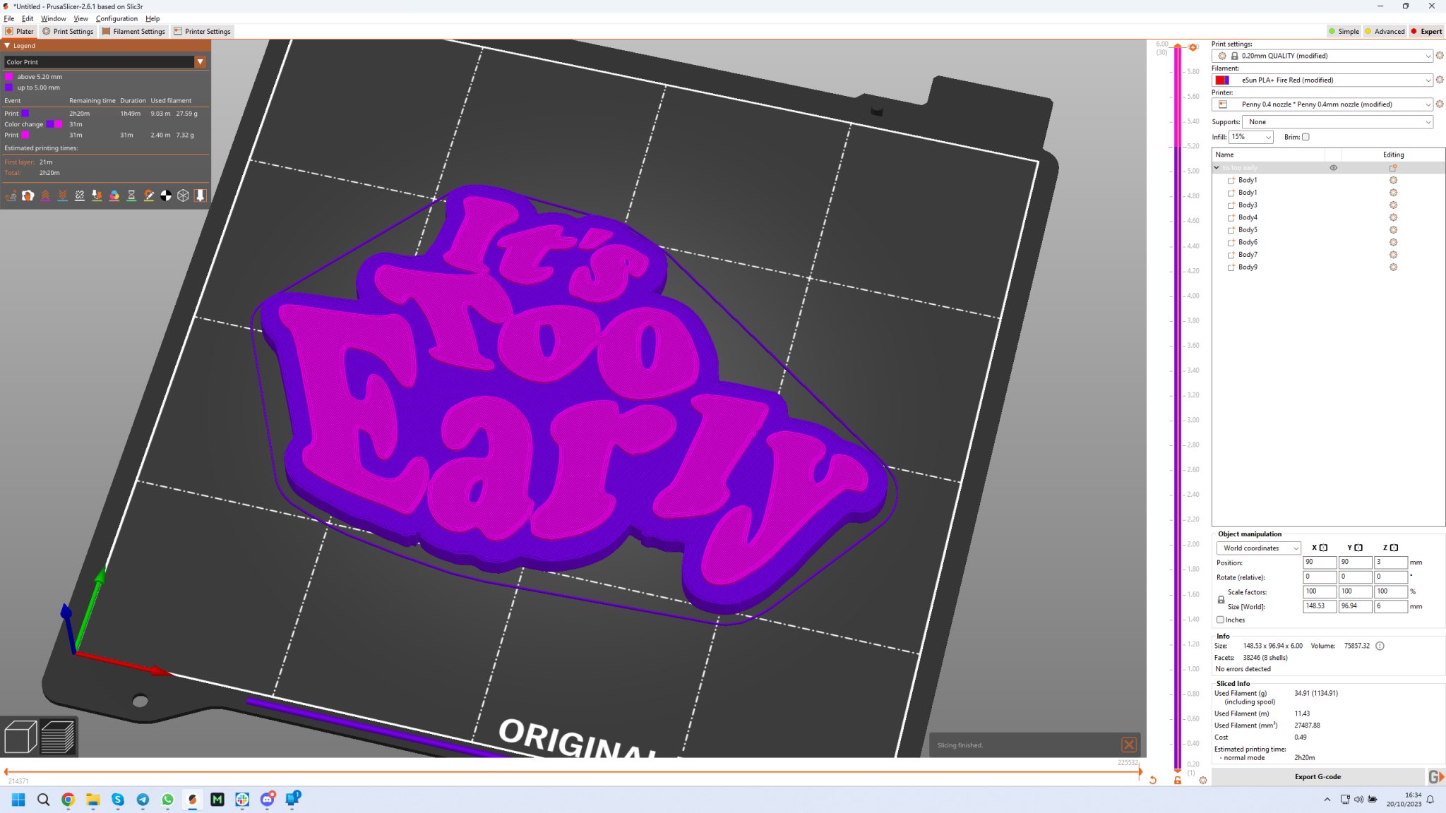 Biểu tượng chương trình "It's Too Early" in 3D từ Pixel Circus