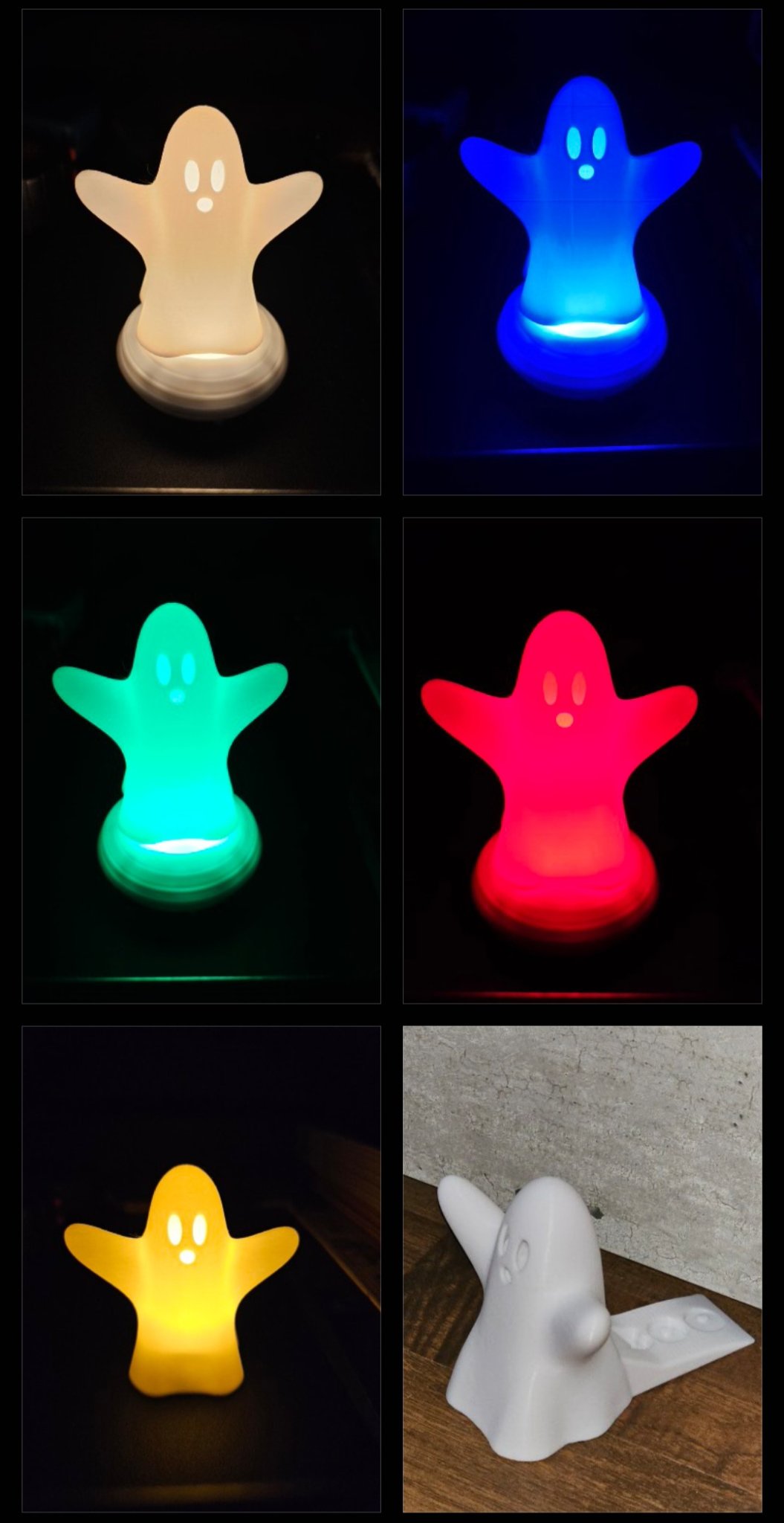 Vật chặn cửa ma Boo với đèn LED