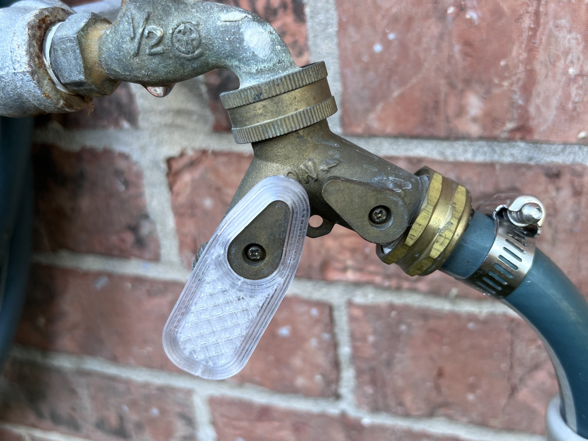 Tay cầm mở rộng cho van chia ống nước