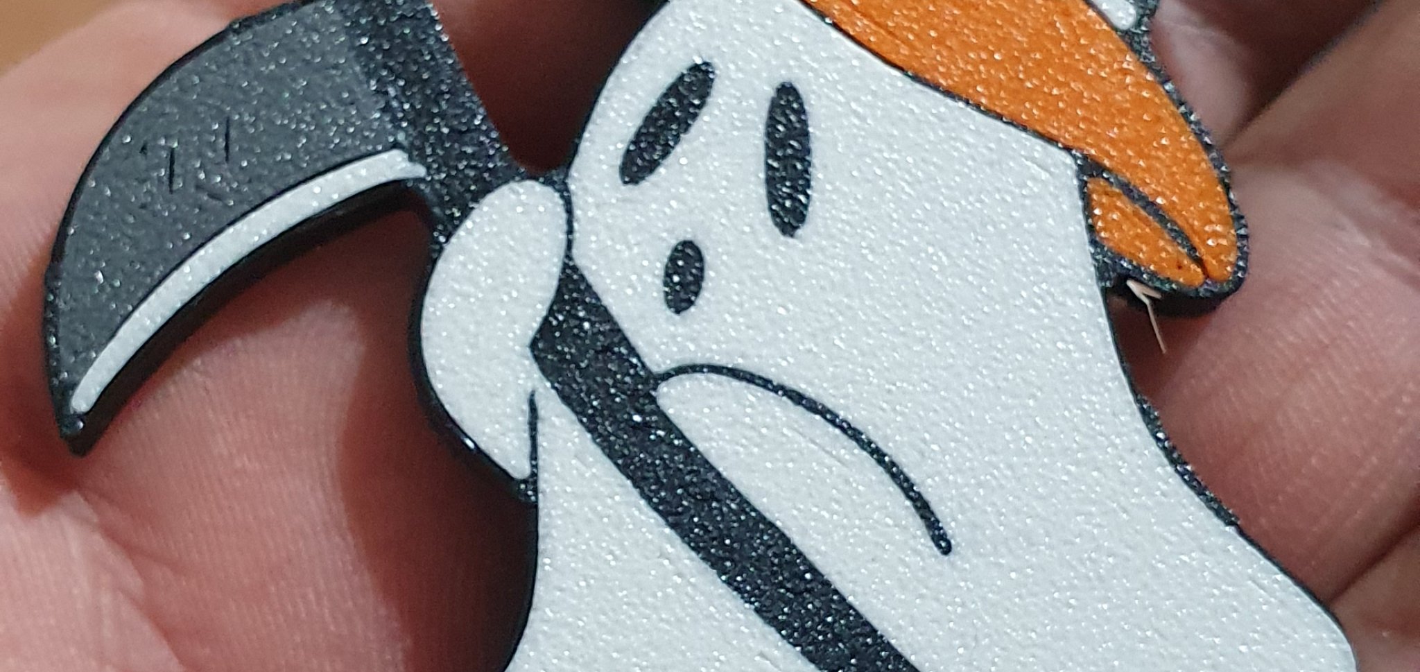 Móc khóa ma với lưỡi hái độc đáo