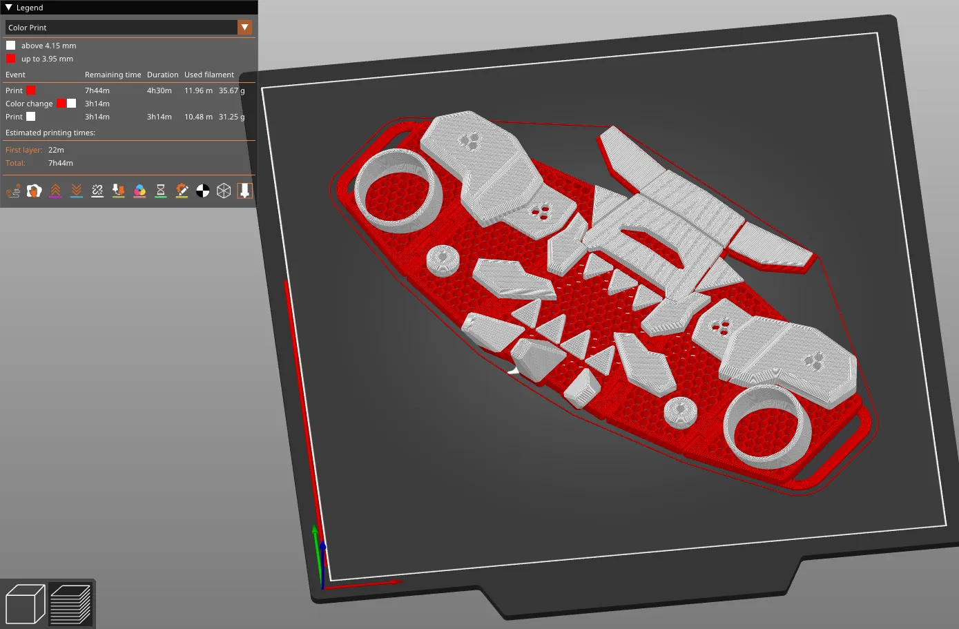 Mặt nạ Cyber Oni FFP2 in sẵn độc đáo