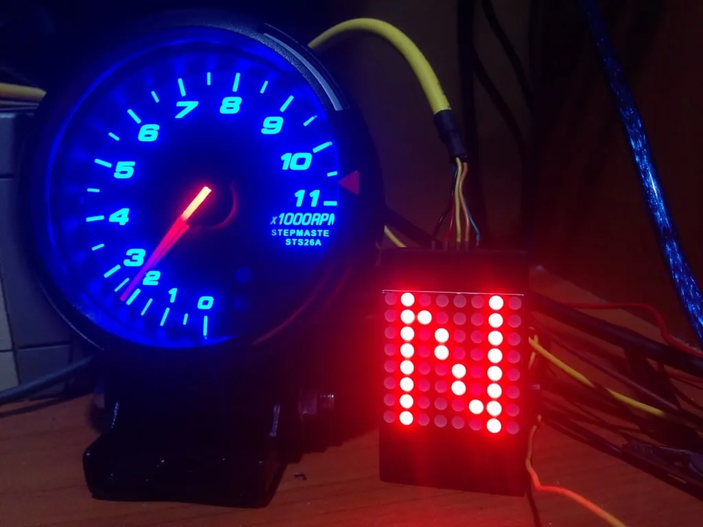 Mô-đun hiển thị 8x8 nghiêng 6 độ cho mô phỏng xe