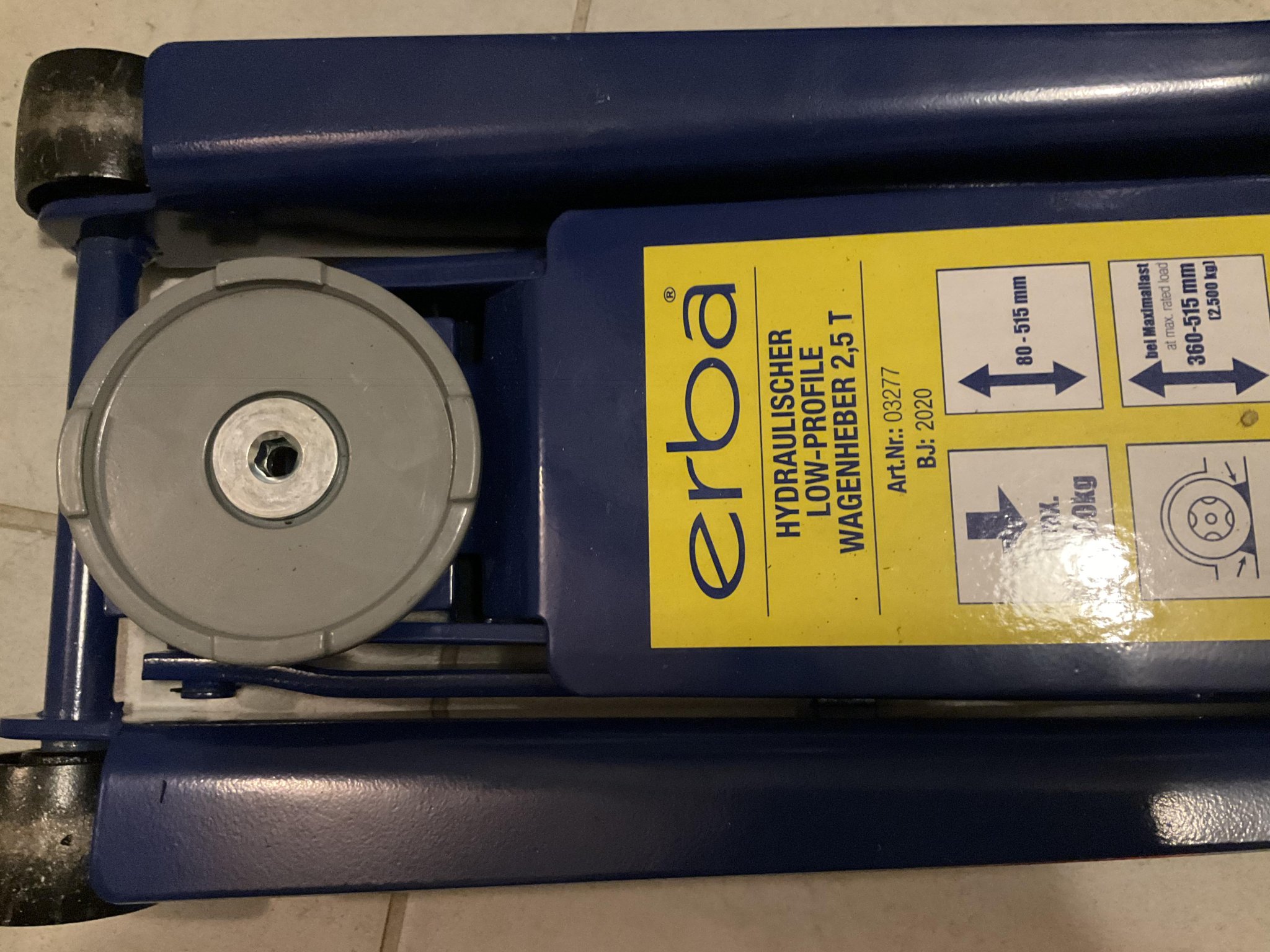 Bộ chuyển đổi cho kích thước thấp Erba Wagenheber