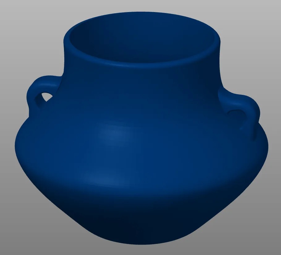 Bản sao của bình gốm tiền sử thời kỳ đồ đồng