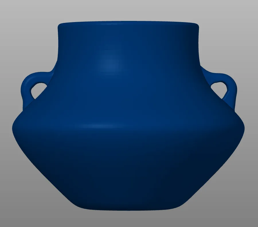 Bản sao của bình gốm tiền sử thời kỳ đồ đồng