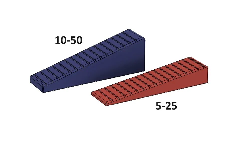 Chặn cửa đa năng với hai kích thước điều chỉnh