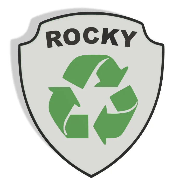 Biểu tượng Rocky trong đội cứu hộ Paw Patrol nhiều màu sắc