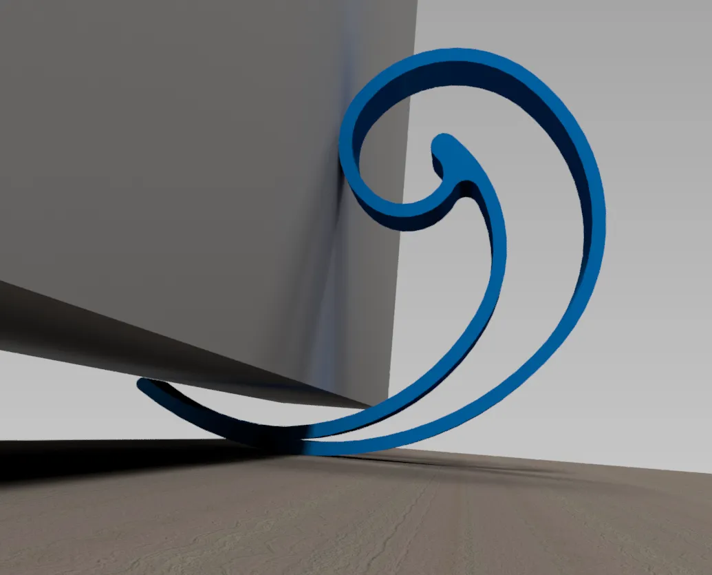 Giá đỡ cửa hình xoắn ốc Fibonacci