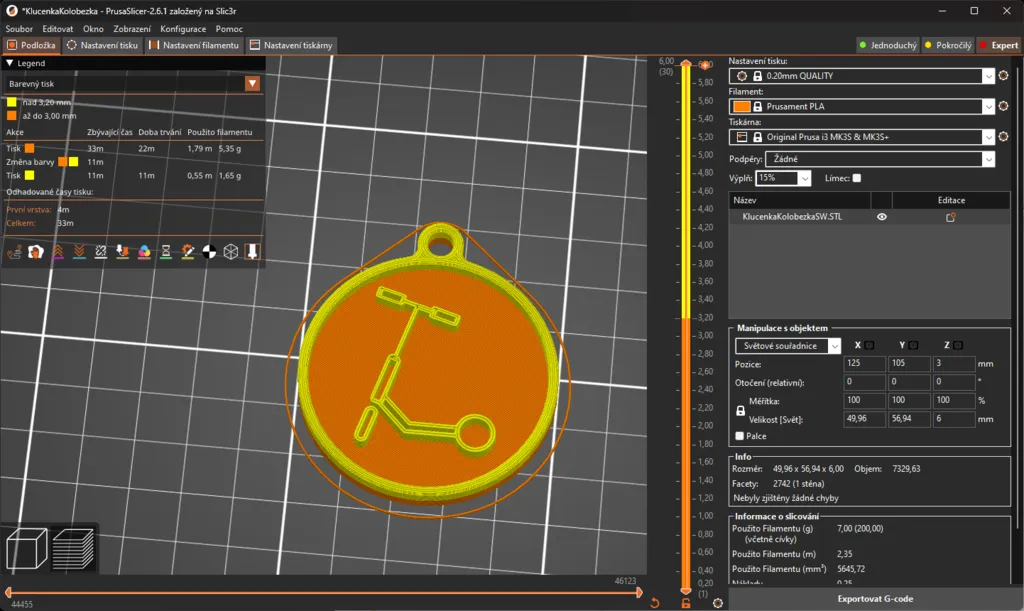 Móc khóa hình xe scooter điện độc đáo